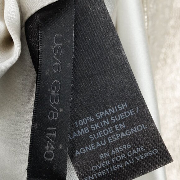 Donna Karan Vintage Golden Lambskin Suede Jacket - Picture 9 of 10